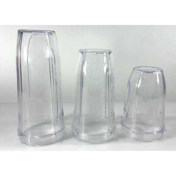 Ninja Blender Set of 32oz, 24oz, and 18oz Replacement Cups - Picture 1 of 12
